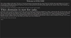 Desktop Screenshot of otd.com